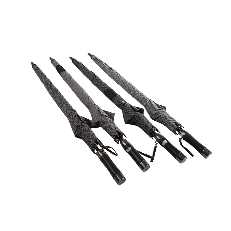 স্ট্রাইপ ব্যবসা স্বয়ংক্রিয় হতে পারে Pongee সোজা ছাতা-0E6B0233