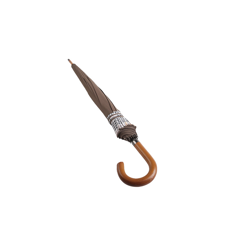 ব্রাউন এবং প্লেইড পঞ্জি স্ট্রেইট ছাতা-0E6B0402 এর মধ্যে ম্যাচিং