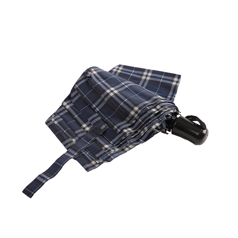 ডোরাকাটা জালি সঙ্কুচিত পঞ্জি তিন-গুণ ছাতা-0E6B0432