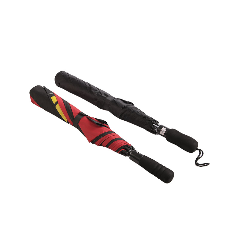 দুই রঙের লোগো পঞ্জি দুই ভাঁজ ছাতা-0E6B0556