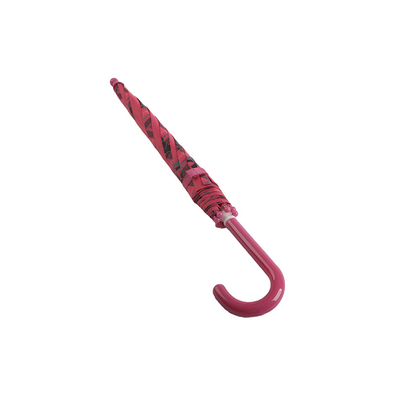 ডোরাকাটা গোলাপী বিড়ালছানা শিশুদের ছাতা-0E6B0625