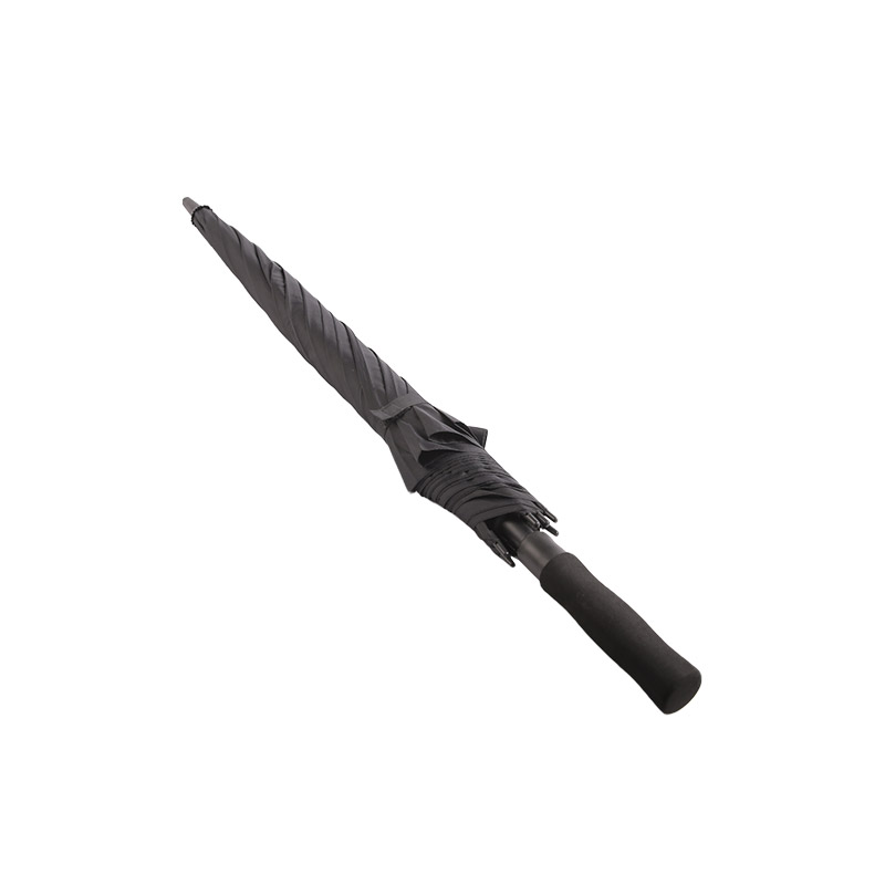 পরিপক্ক পুরুষ কালো পঞ্জি গল্ফ ছাতা-0E6B0716